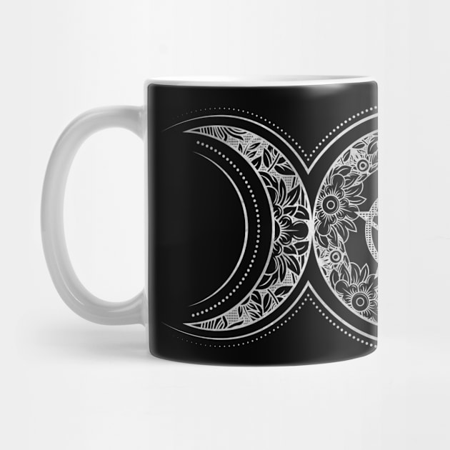 Triple Moon - Triple Goddess Ornament by Nartissima